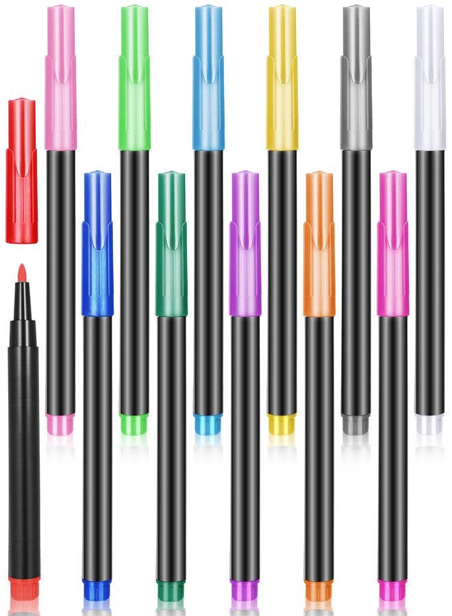 ValueBargain 12Pcs Dry Erase Markers, Neon Markers for LED Drawing Board Clear Acrylic Board, Blacklight Use Ideal for Kids, Fine Tip & Quick-Dry, Vibrant Colors - Image 1